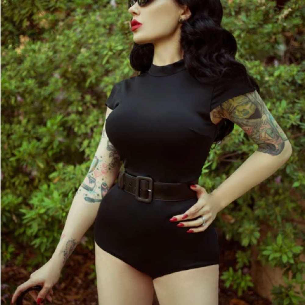 Glamour Ghoul Swimsuit - Vampira